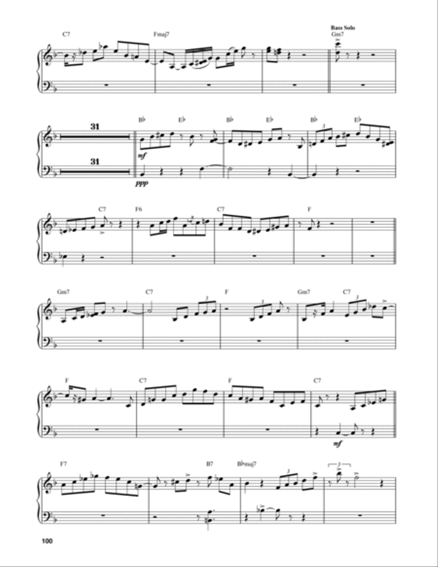 Honeysuckle Rose Piano scores gallery preview page 4