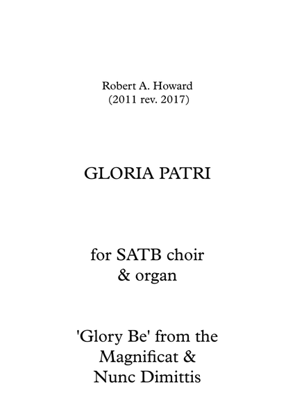 Gloria Patri (SATB version) image number null