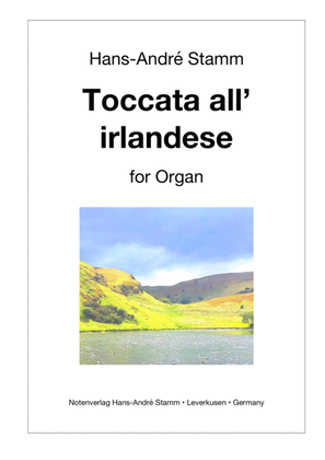Book cover for Toccata all'irlandese for organ