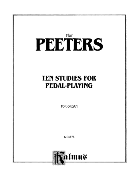 Ten Studies for Pedal Playing