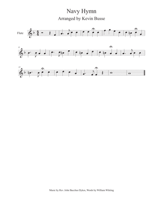 Navy Hymn - Flute