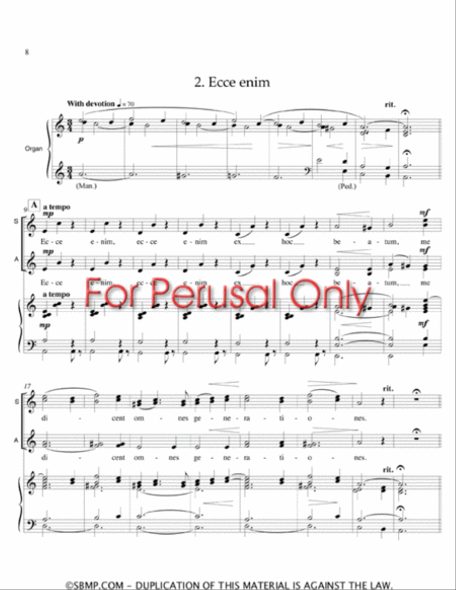 Magnificat - SSAA Choral Book SSAA scores gallery preview page 7