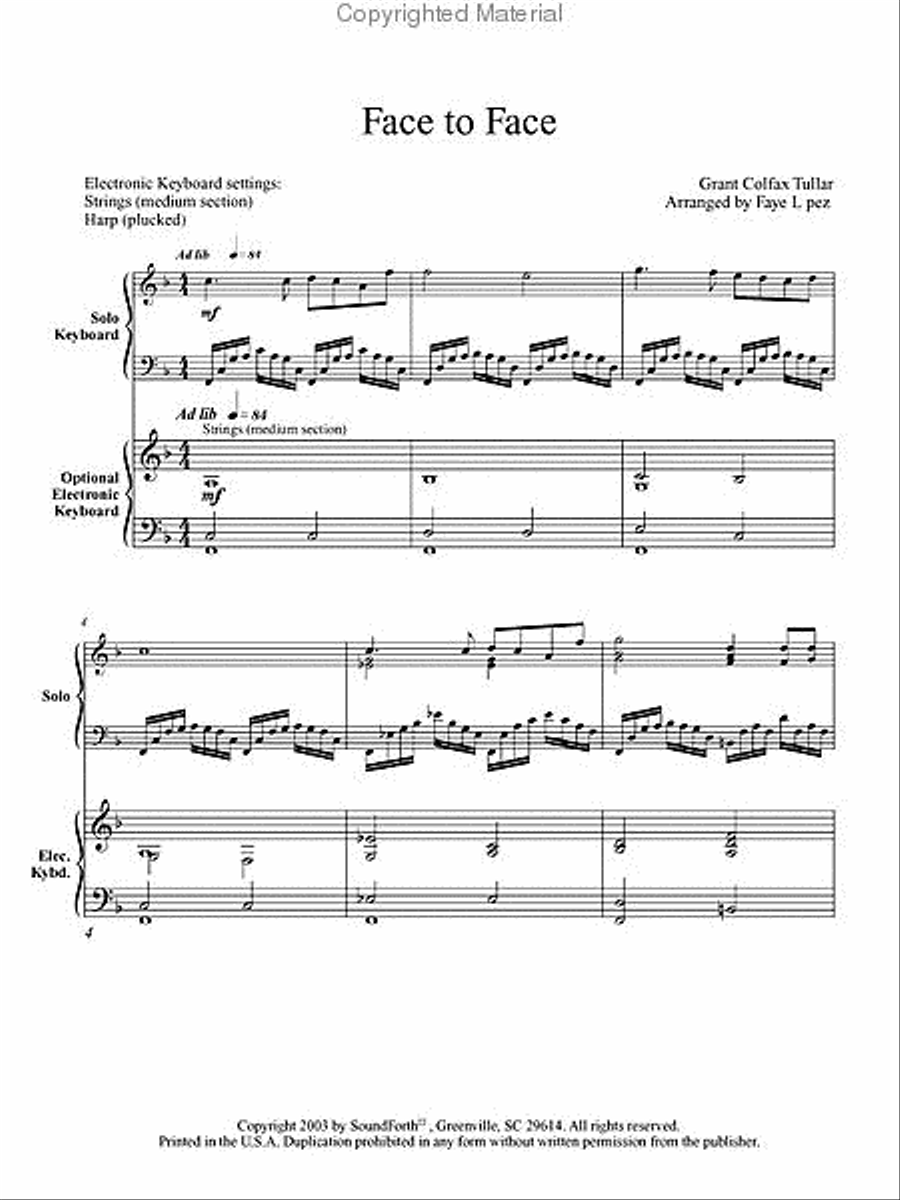 Joyful, We Adore Thee Piano Solo scores gallery preview page 4