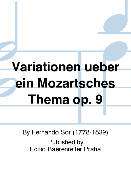 Variations on a Mozart Theme Op. 9