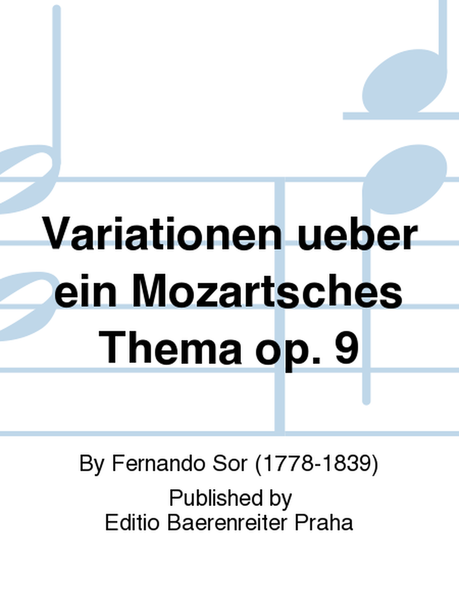 Variationen über ein Mozartsches Thema, op. 9