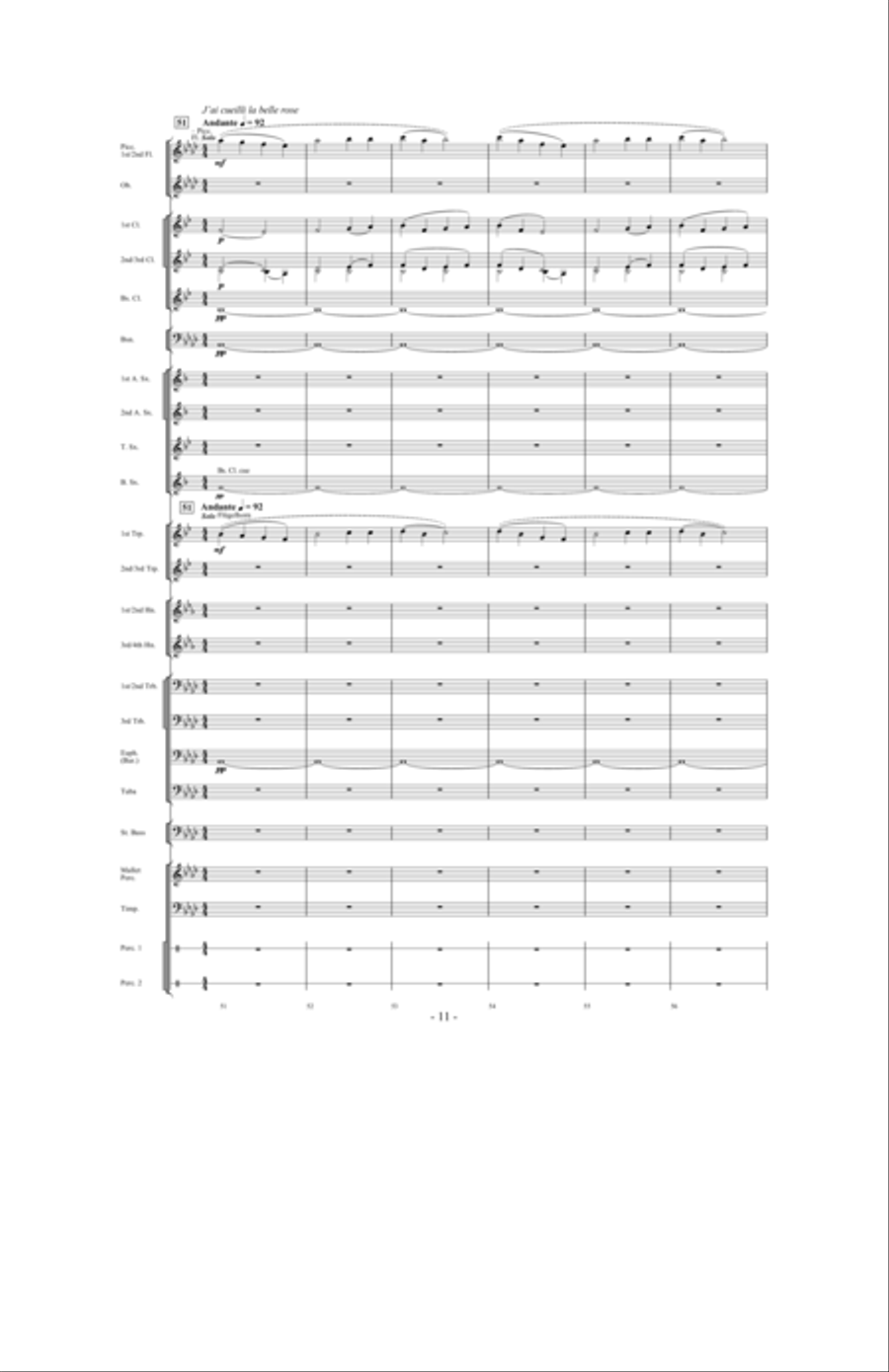 Celebration Folklorique Concert Band scores gallery preview page 10