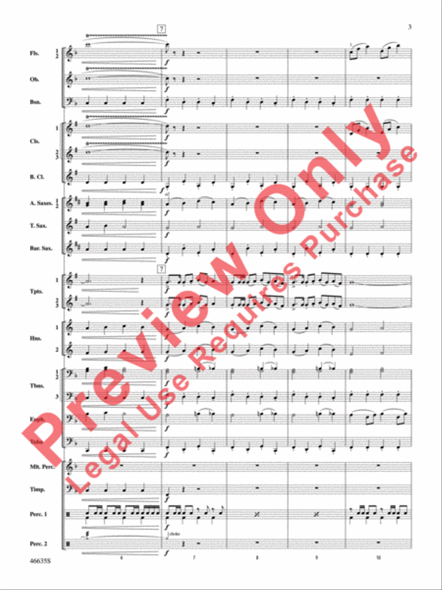 Best of the West! Concert Band scores gallery preview page 4