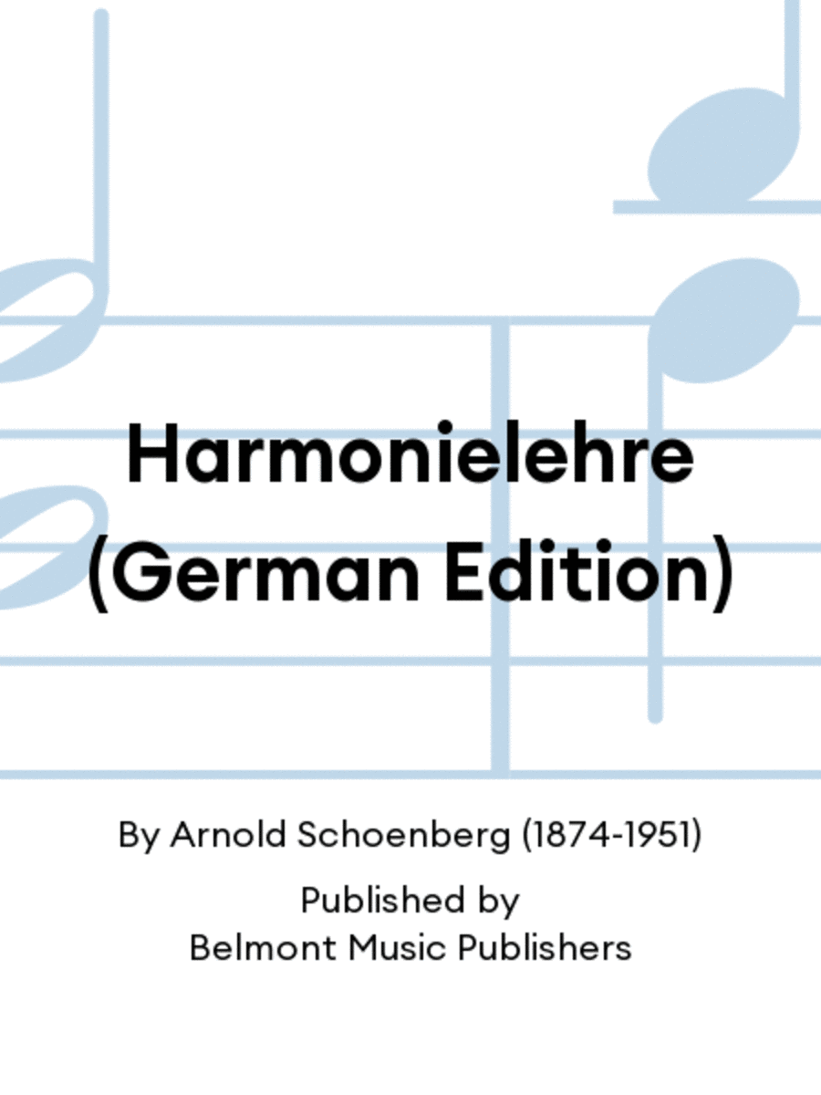 Harmonielehre (German Edition) Collection / Songbook scores gallery preview page 1