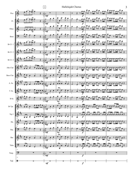 Hallelujah Chorus from the Messiah in new Concert Band arrangement image number null