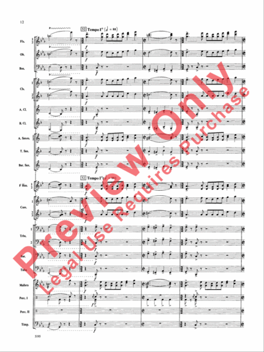 Night on Bald Mountain Concert Band scores gallery preview page 13
