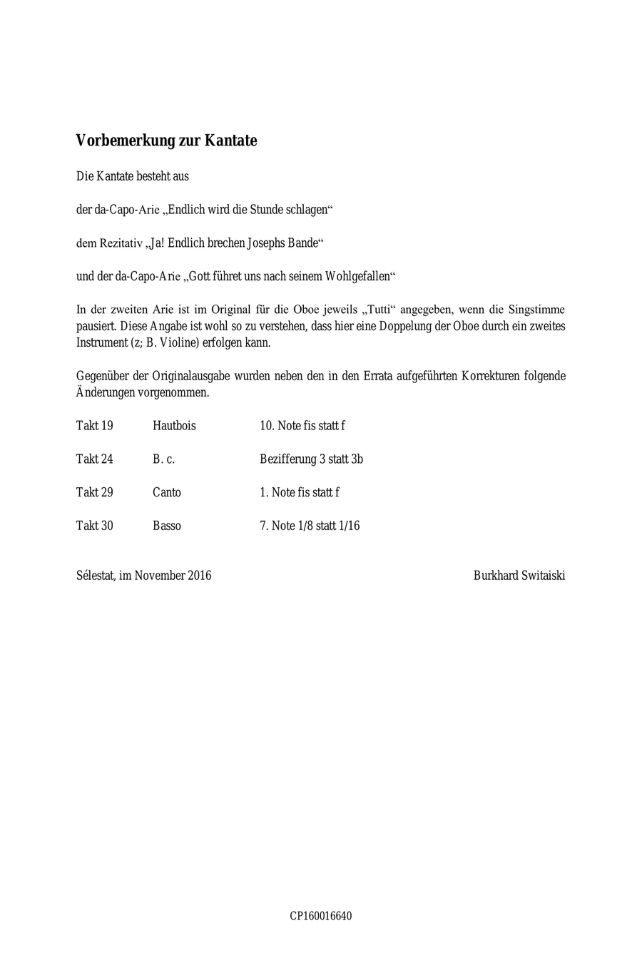Harmonischer Gottesdienst TWV 1:440 Endlich wird die Stunde schlagen Oboe Solo scores gallery preview page 3