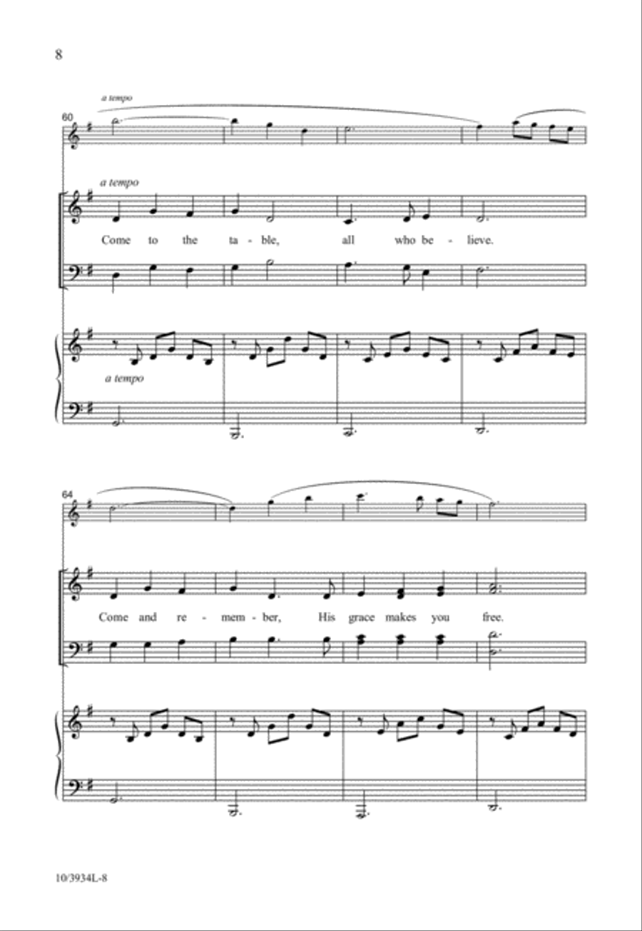 Come Find Forgiveness and Love 4-Part scores gallery preview page 8