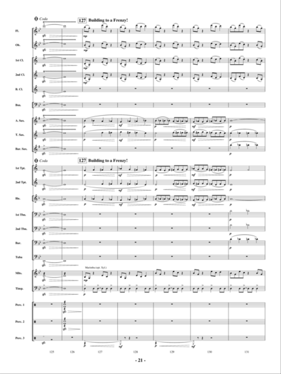 Repercussions Repercussions Concert Band scores gallery preview page 20
