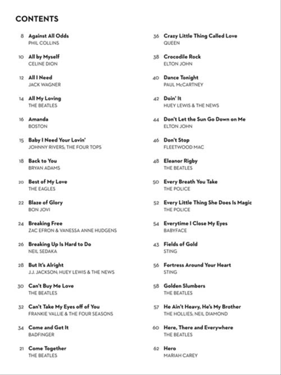 The 16-Bar Pop/Rock Audition Low Voice scores gallery preview page 3