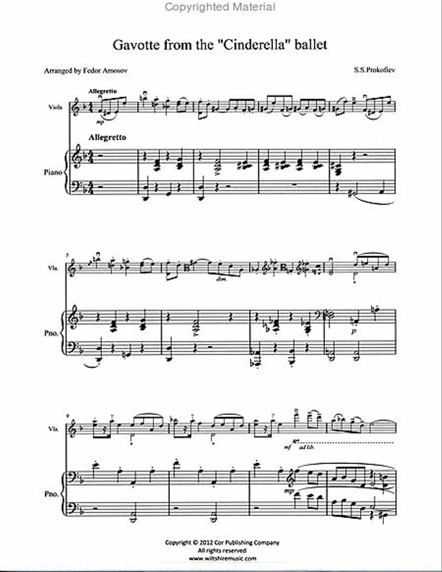 Gavotte from 