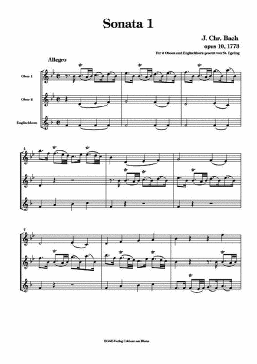 Sonate 1 Opus 10