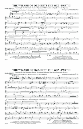 The Wizard of Oz Meets The Wiz, Part 2: 1st B-flat Clarinet