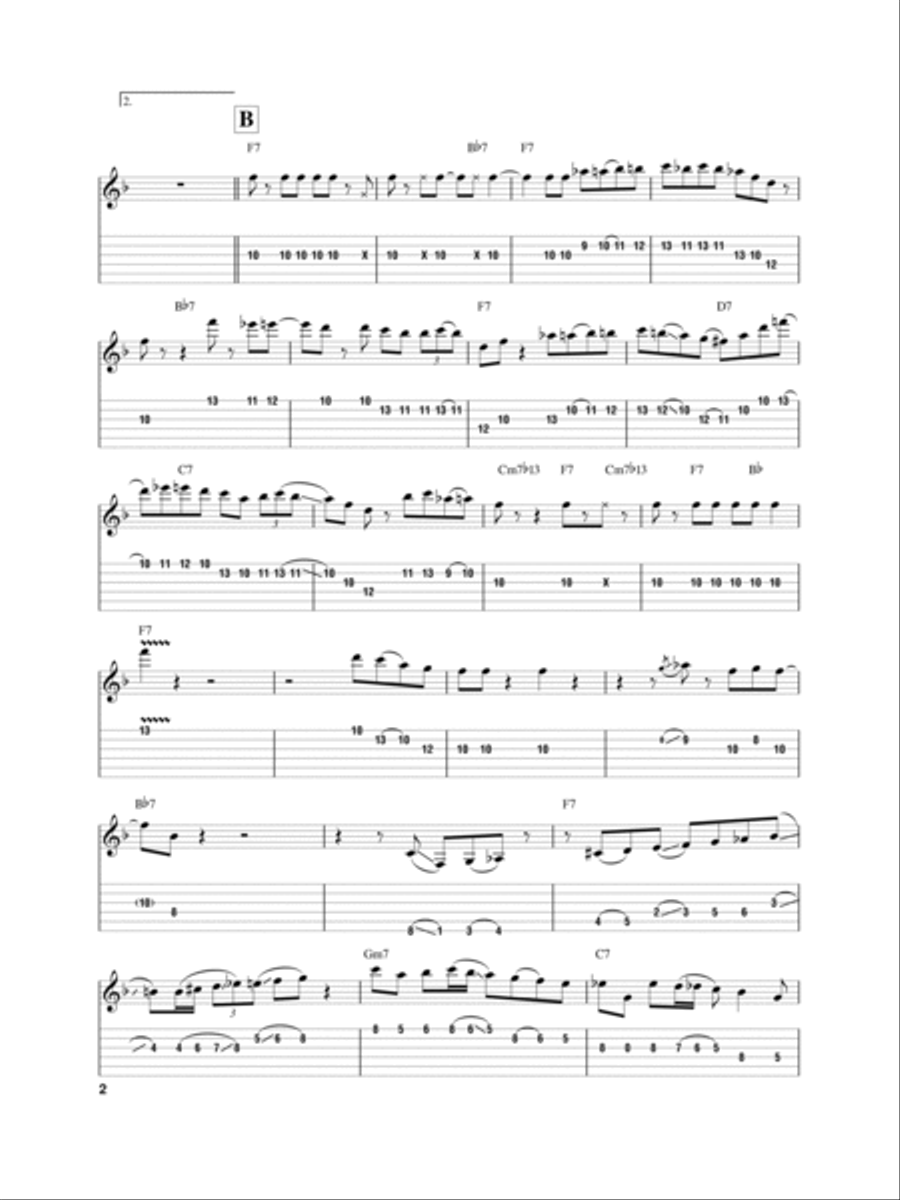 Naptown Blues Naptown Blues Electric Guitar scores gallery preview page 2