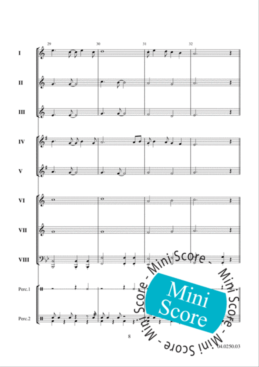 Paseo de Otono Brass Band scores gallery preview page 10
