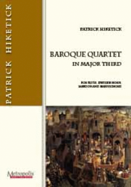 Baroque Quartet in Major Third for Woodwind Trio and Harpsichord