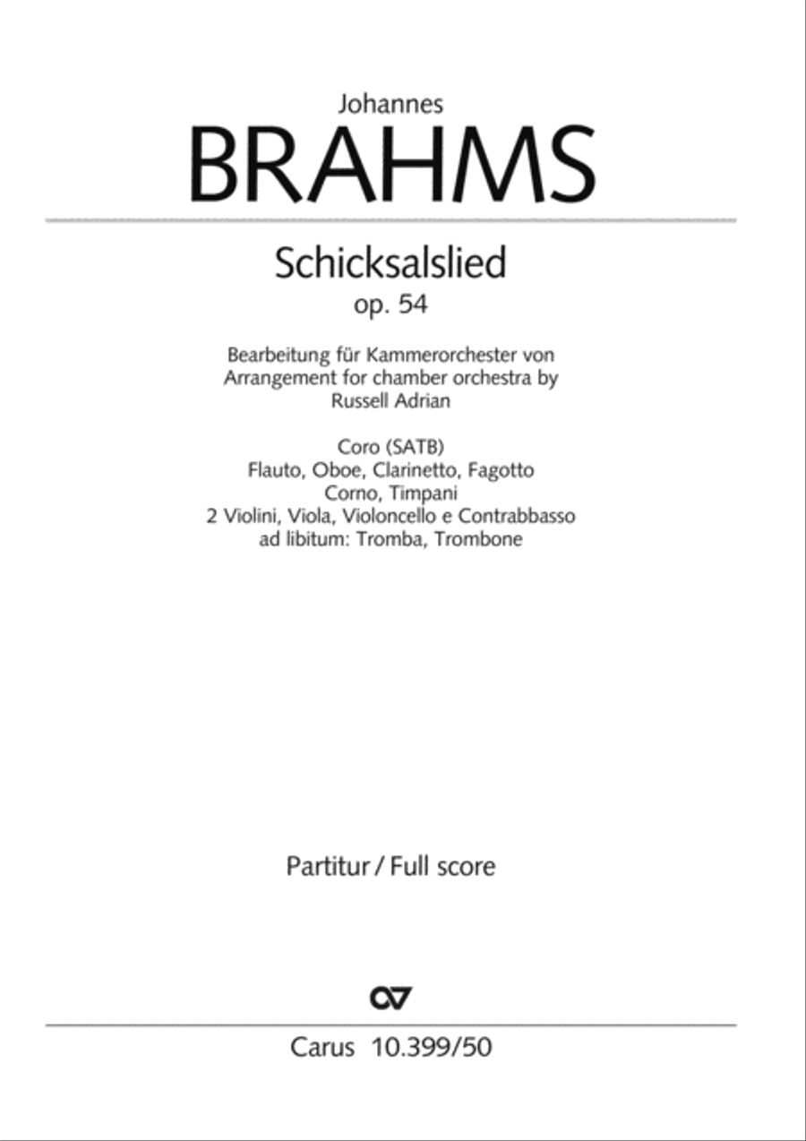 Schicksalslied, Op. 54 Choir scores gallery preview page 2
