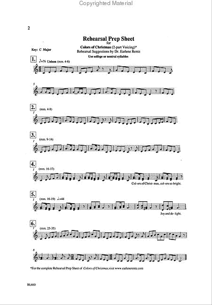 Colors of Christmas Choir scores gallery preview page 2