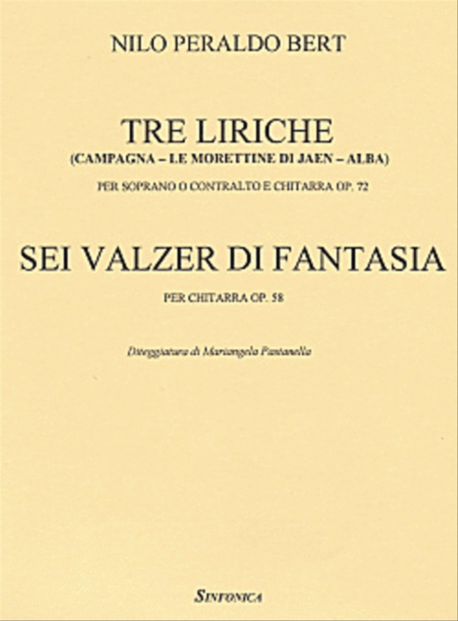 Sei Valzer Di Fantasia Classical Guitar scores gallery preview page 1