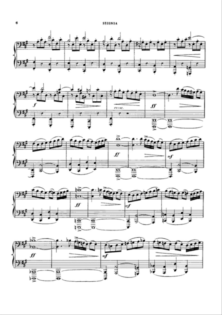Faure Pavane, for piano duet(1 piano, 4 hands), PF801 1 Piano, 4-Hands scores gallery preview page 5