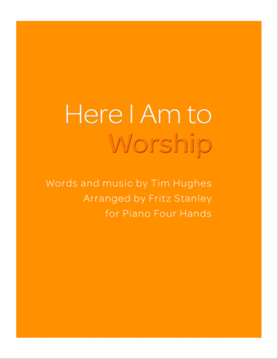 Here I Am To Worship Piano scores gallery preview page 1