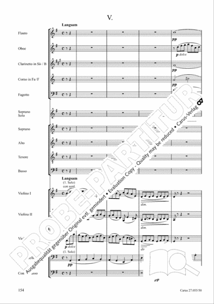 Ein Deutsches Requiem (German Requiem) 4-Part scores gallery preview page 161