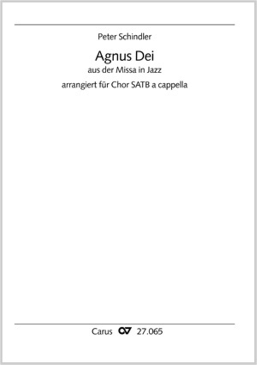 Agnus Dei 4-Part scores gallery preview page 1