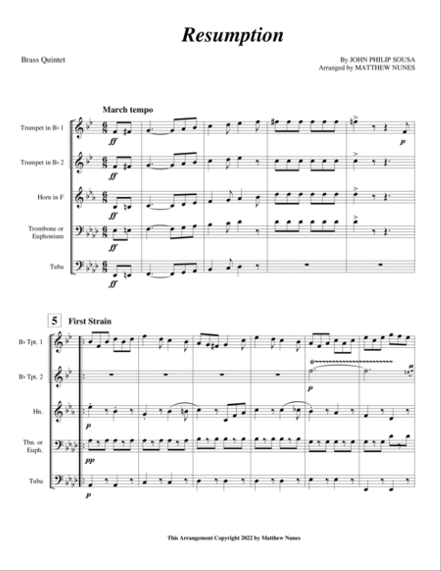 Resumption Chamber Music scores gallery preview page 3
