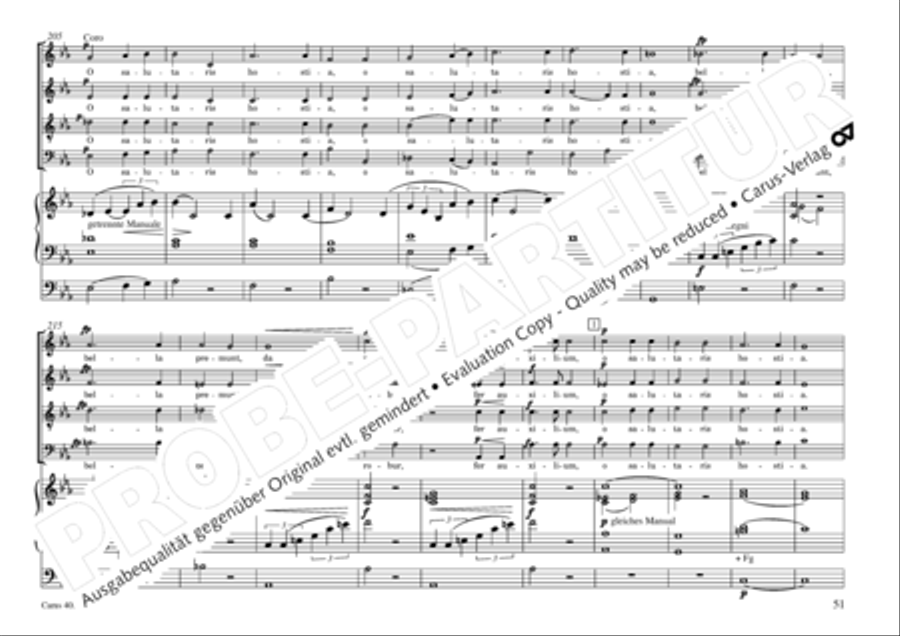Missa sacra C Minor 4-Part scores gallery preview page 52