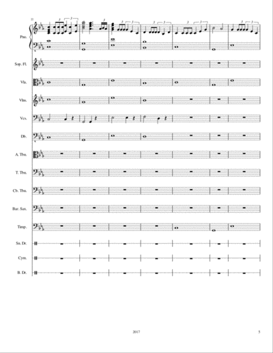 March of the Toy Soldier Large Ensemble scores gallery preview page 5