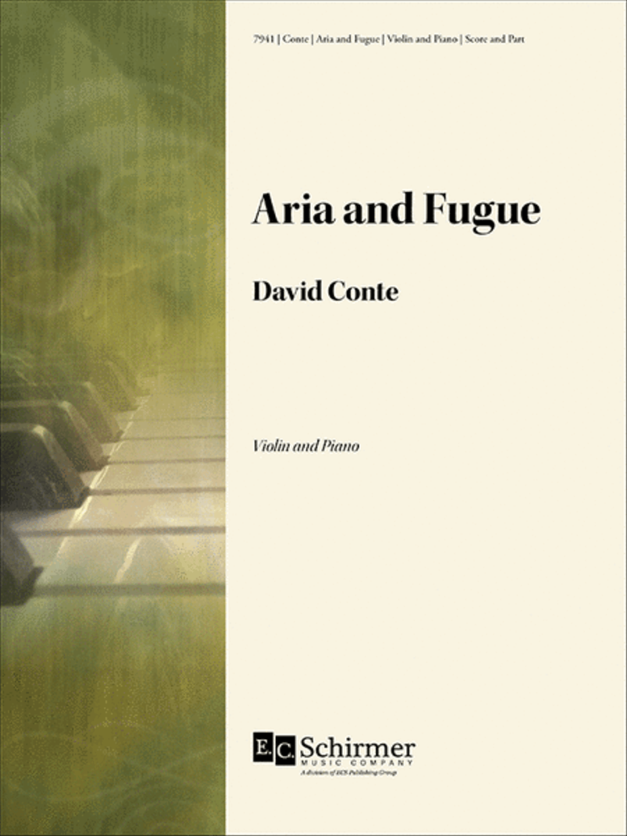 Aria and Fugue Aria and Fugue Violin Solo scores gallery preview page 1