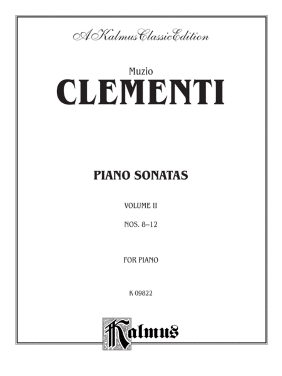 Piano Sonatas, Volume 2