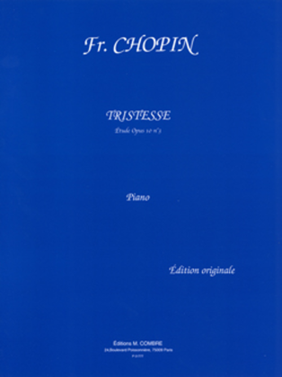 Book cover for Tristesse Op. 10 No. 3