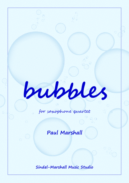 Bubbles for Saxophone Quartet image number null