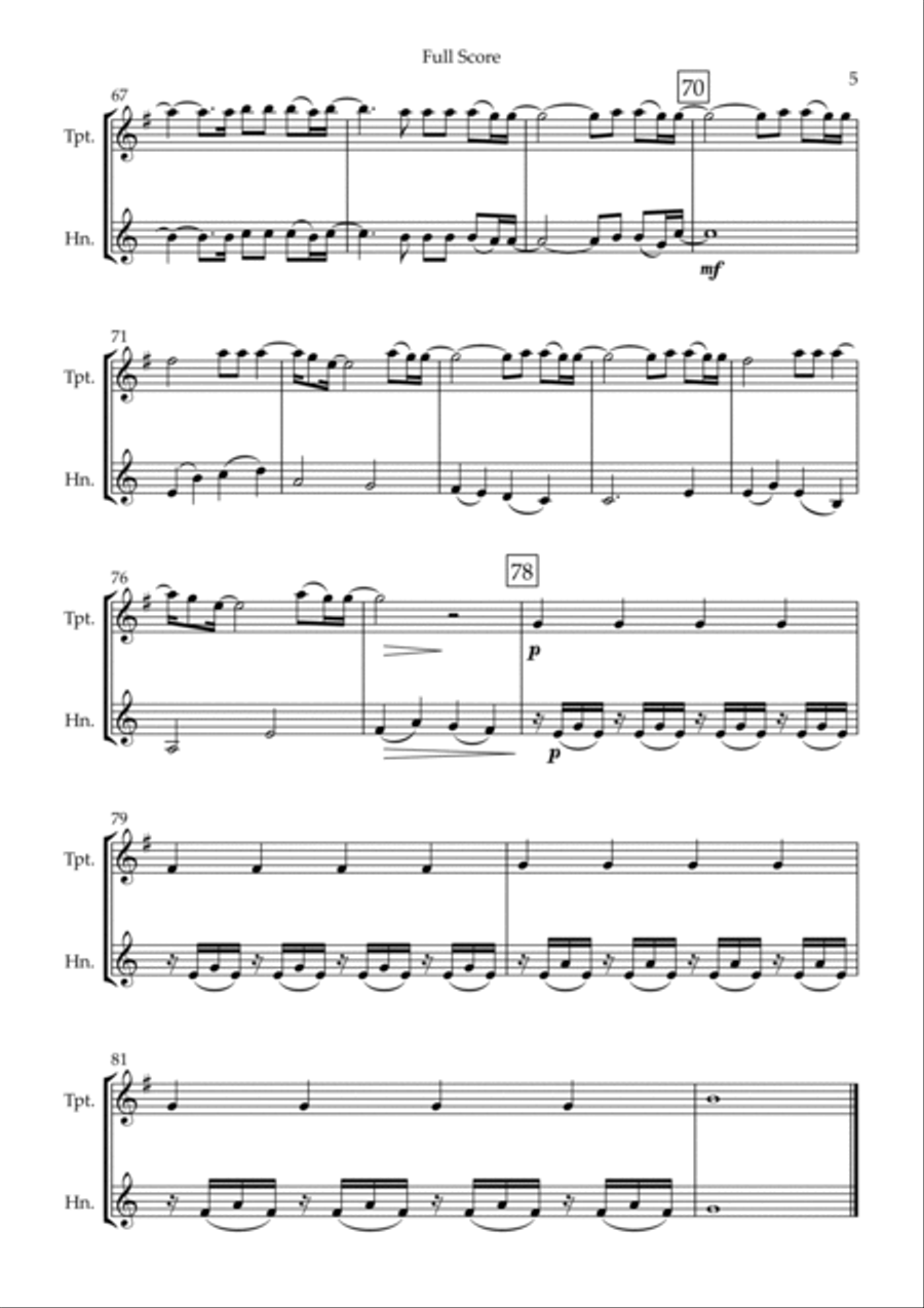 You Say Brass Duet scores gallery preview page 5