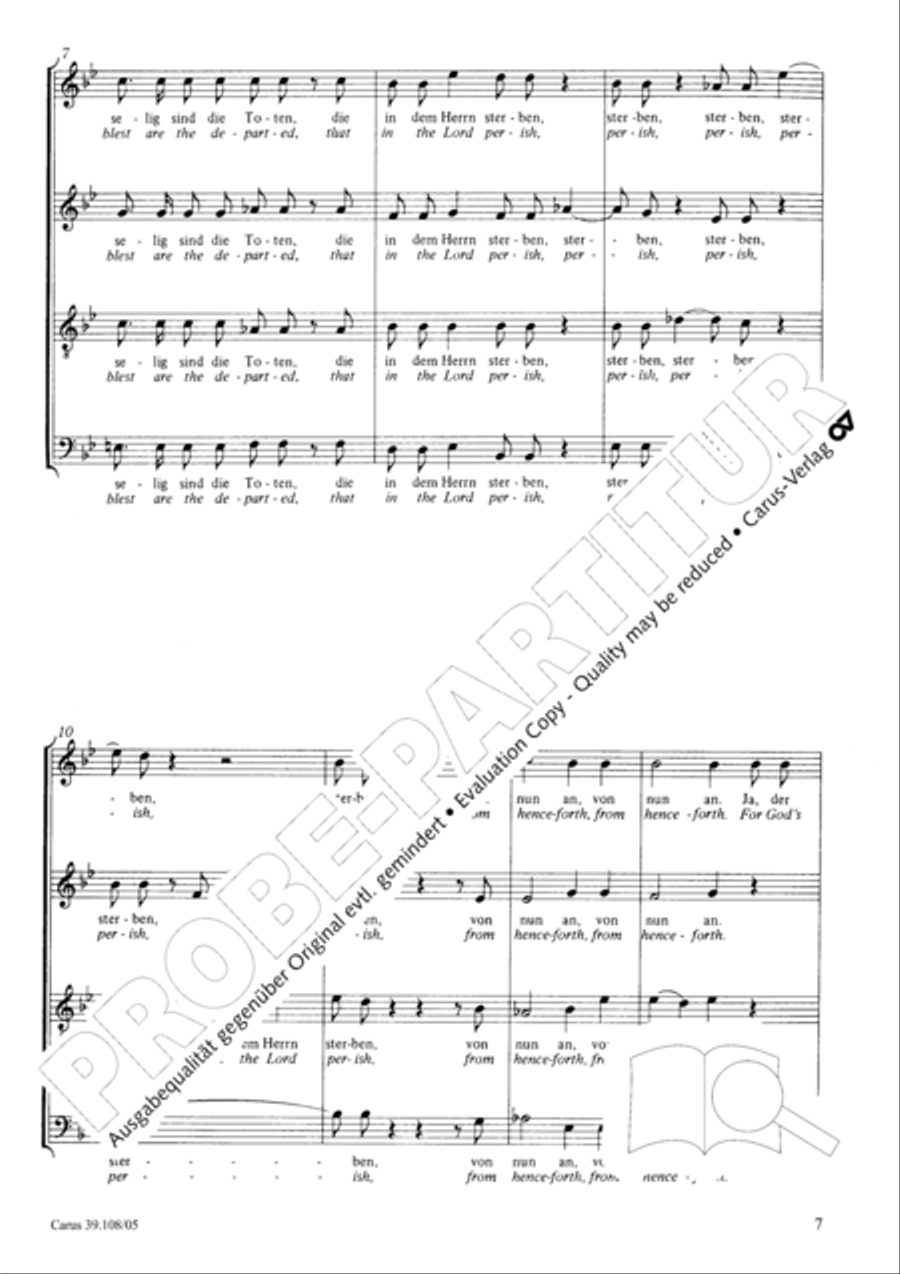 My longing is unbounded (Herzlich tut mich verlangen) TB scores gallery preview page 8