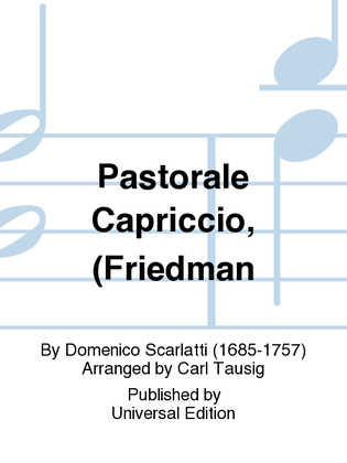 Pastorale Capriccio, (Friedman