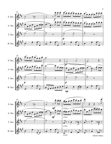 Tíco-Tíco for Saxophone Quartet image number null