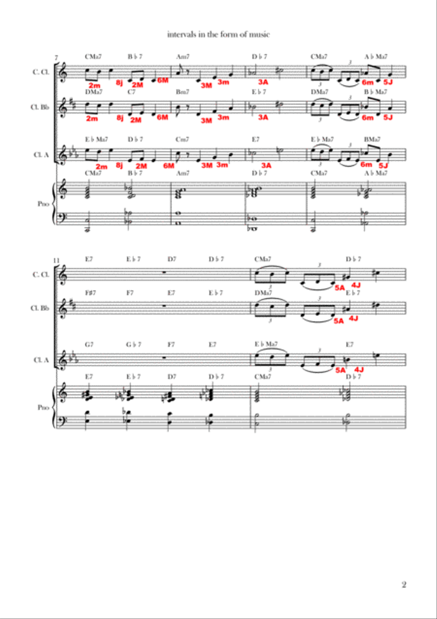 Intervals in the form of music Chamber Music scores gallery preview page 2