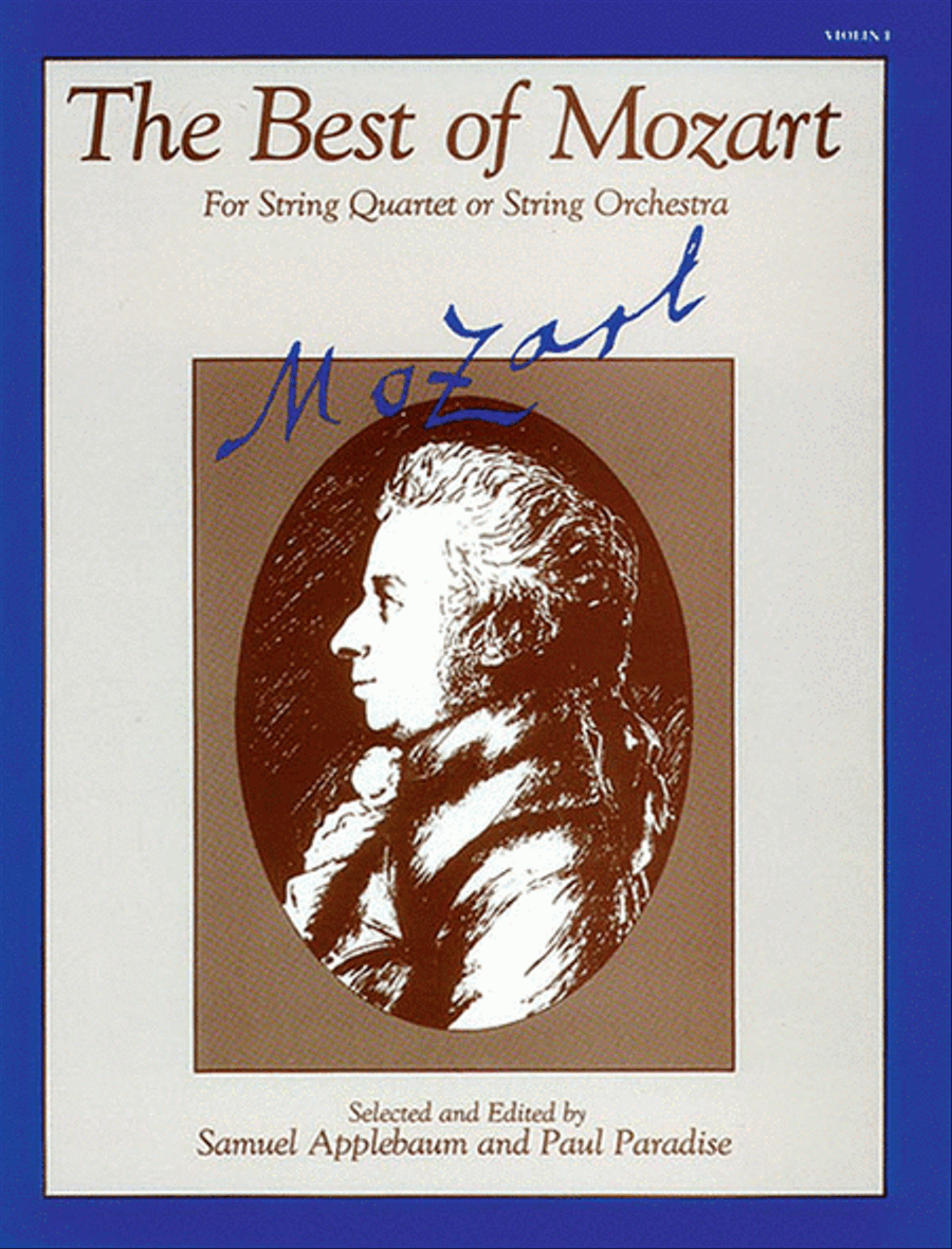 The Best of Mozart (For String Quartet or String Orchestra) String Quartet scores gallery preview page 1