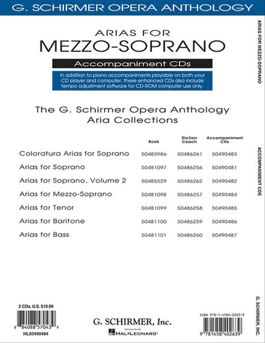 Arias for Mezzo-Soprano Arias for Mezzo-Soprano Mezzo-Soprano Voice scores gallery preview page 2