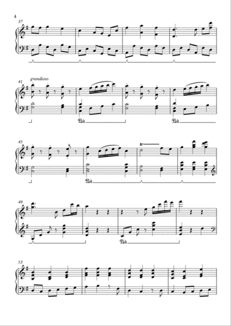 Piano Sonata No.1 in E minor Piano Solo scores gallery preview page 4