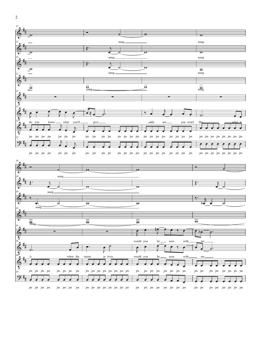 You Know My Name from CASINO ROYALE 4-Part scores gallery preview page 2