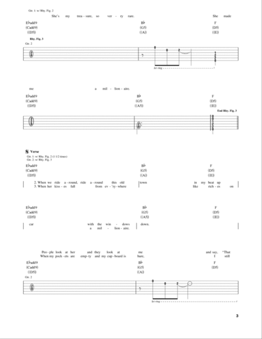 Millionaire Electric Guitar scores gallery preview page 3