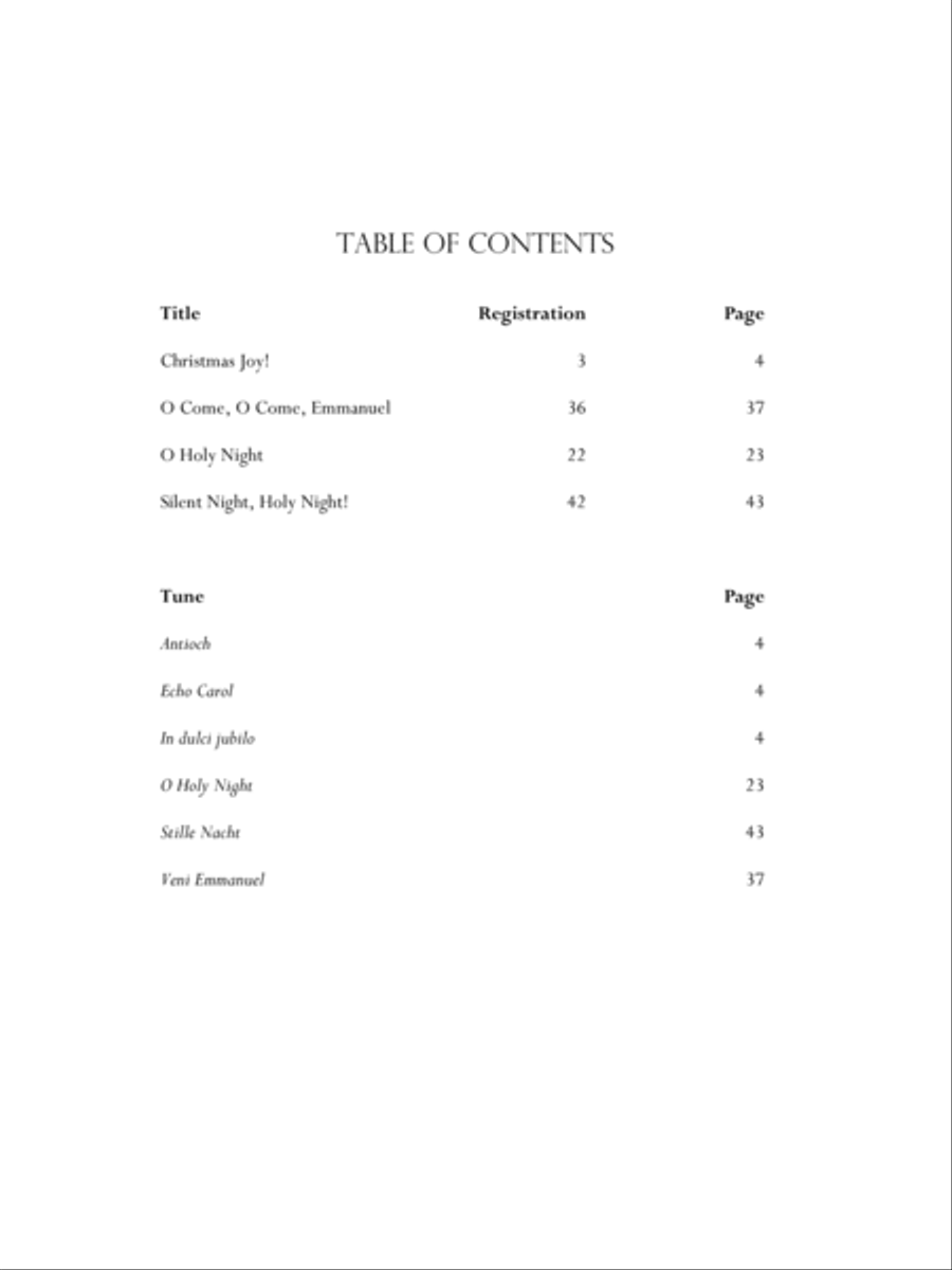 Christmas Joy Organ scores gallery preview page 2