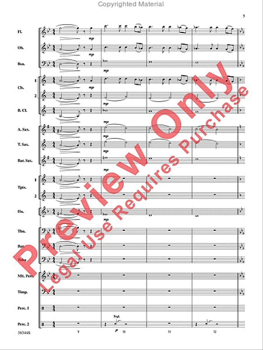 Armenian Dances, Part 1, Selections from Concert Band scores gallery preview page 6